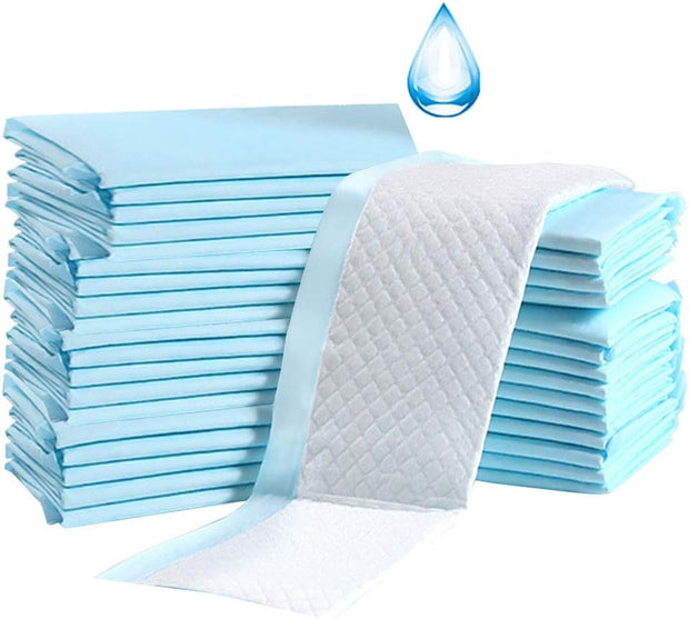 Lot de 100 alèses jetables pour table à langer, pour bébé, respirantes, imperméables, anti-fuite, à absorption rapide, 33 x 46 cm