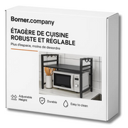 MicroBorner™ Étagère Extensible Pour four à Micro-Ondes (SPAGNA)