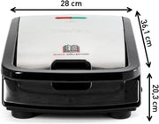 Tefal Croque gaufres et sandwiches, 2 jeux de plaques inclus, Rangement facile, Nettoyage facile, Indicateur de chauffe, revêtement antiadhésif, Snack Collection