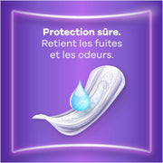 Always Discreet, 64 Serviettes Hygiéniques Incontinence Femme, Long plus 5 Gouttes, Protection Absorbante pour Fuites Urinaires Importantes, Pack 1 Mois