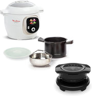 Moulinex, Cookeo Multicuiseur intelligent 6L, 150 recettes intégrées, Cuisson sans surveillance, Ecran intuitif, Guide de cuisson, Application MyMoulinex, 1600W, Blanc, 15 ans réparabilité