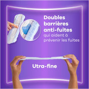 Always Discreet, 64 Serviettes Hygiéniques Incontinence Femme, Long plus 5 Gouttes, Protection Absorbante pour Fuites Urinaires Importantes, Pack 1 Mois