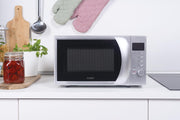 Candy Idea Forno a Microonde con Grill, 20 Litri, 700W, 6 Livelli di Potenza, Funzioni Defrost e Start Express, Child Lock, App hOn, Libera Installazione, 45,2 x 33,5 x 26,2 cm, Argento