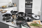 Tefal Ingenio Preference On L898S3 - Set di 3 casseruole, manico rimovibile, adatto al forno fino a 250 °C, senza manico, adatto per tutti i piani cottura, a induzione, in acciaio inox, 16/18/20 cm