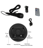 Enceinte Bluetooth Sans Fil de Nouvelle Génération Dolby Surround 95 Watts + Micro Karaoké : Son Clair jusqu'à 20 Mètres de Distance