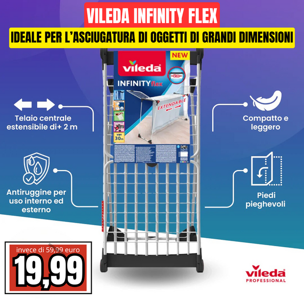 Vileda Infinity Flex XXL Stendibiancheria 2025