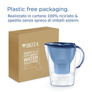 BRITA Caraffa filtrante acqua Marella Blu (2.4L) incl. 6 x filtri