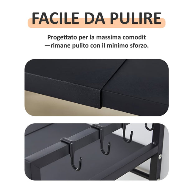 MicroBorner™ Étagère Extensible Pour four à Micro-Ondes (SPAGNA)