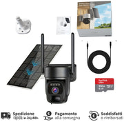 La Telecamera Solare WiFi 4K con Allarme integrato installabile Ovunque in 5 minuti